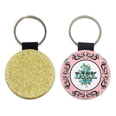 KEYRINGS, DICK (PINK) BY WALLACE ELIZABETH Silver