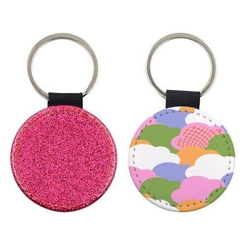 KEYRINGS, HAPPY DAYS IN RAINBOW CLOUDS BY DOMINIQUE VARI Gold