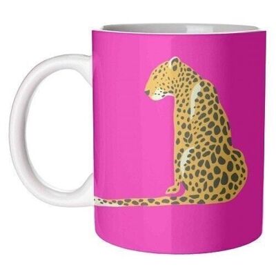Mugs, a Leopard Sits by Wallace Elizabeth