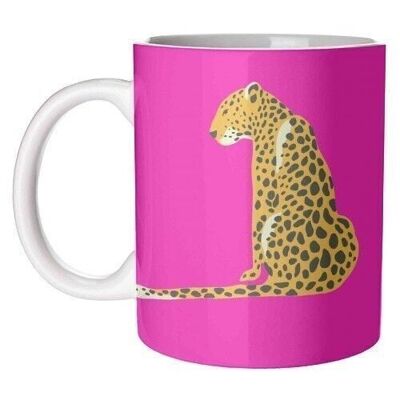 Tazze, un leopardo siede di Wallace Elizabeth
