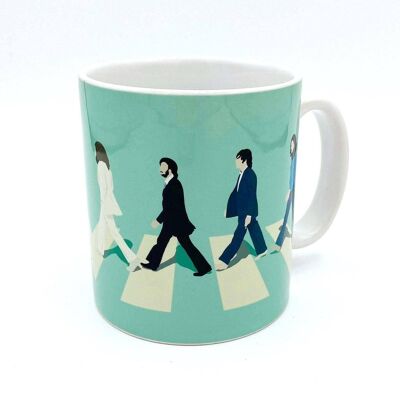 Tasses, Abbey Road - les Beatles par Cheryl Boland