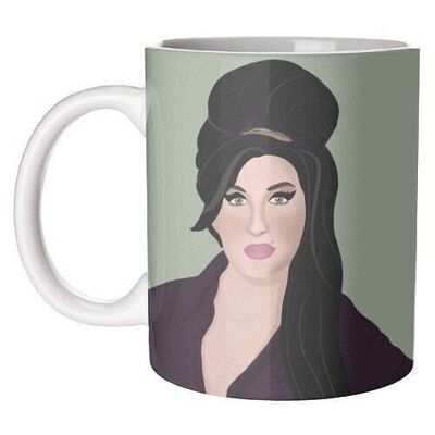 Mugs, amy winehouse by rock and rose creative