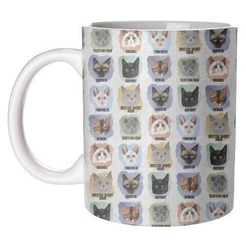 Mugs, cats! by sarah leeves