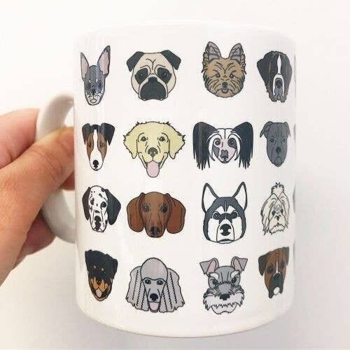 Mugs, dogs by kitty & rex designs