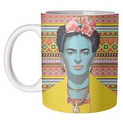 Mugs, Frida - Colourful by Wallace Elizabeth