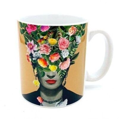 Coffret service à thé 2 grands mugs 350ml & théière 1,6L fleurs