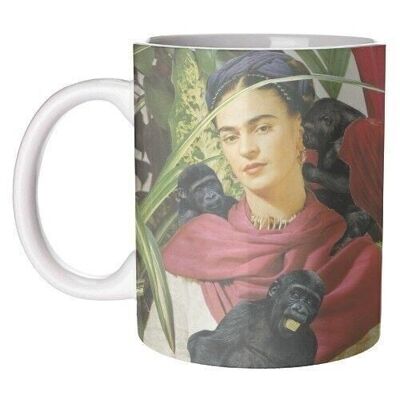 Mugs, Frida With Monkeys by Maya Land