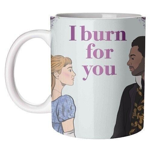 Mugs, I Burn for You Bridgerton by Niomi Fogden