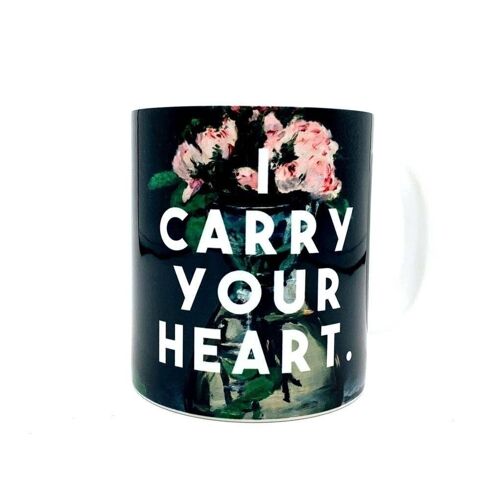 Mugs, I Carry Your Heart by the 13 Prints