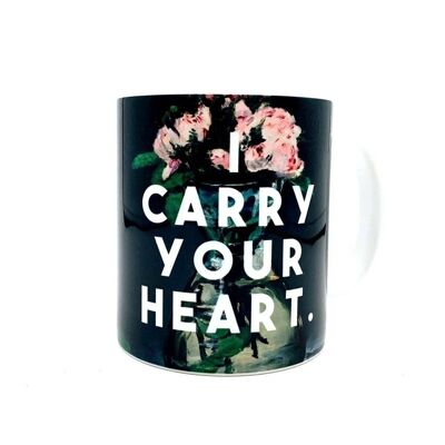 Mugs, I Carry Your Heart by the 13 Prints