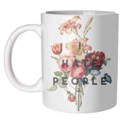 Mugs, i hate people by the 13 prints