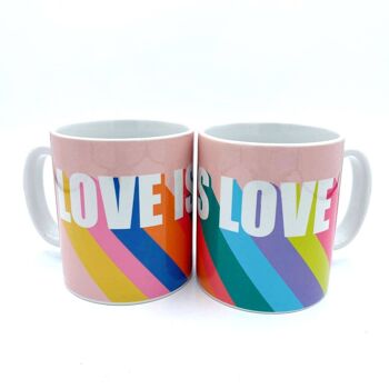 Tasses, Love Is Love par Luxe and Loco