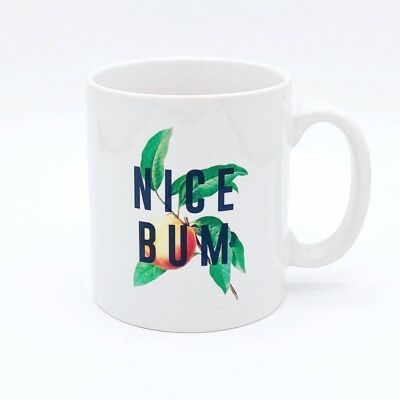 Mugs, Peachy Nice Bum by the 13 Prints