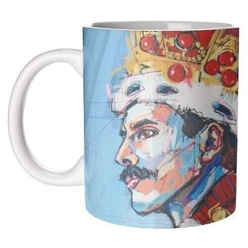 Mugs, Royal Freddie by Laura Selevos