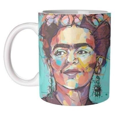 Mugs, Sassy Frida by Laura Selevos