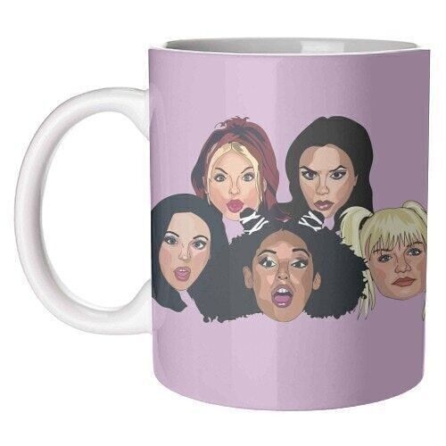Mugs, spice girls collection by catherine critchley.