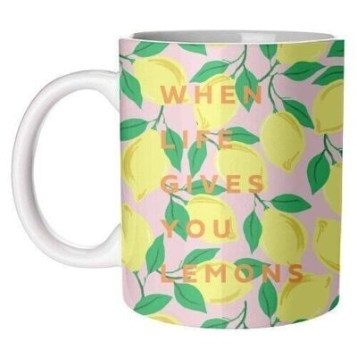 Mugs, When Life Gives You Lemons by Pearl & Clover