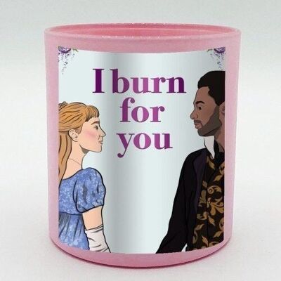 SCENTED CANDLES, I BURN FOR YOU BRIDGERTON BY NIOMI FOGDEN Rose & Peony