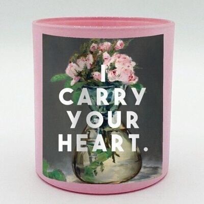 SCENTED CANDLES, I CARRY YOUR HEART BY THE 13 PRINTS Rose & Peony