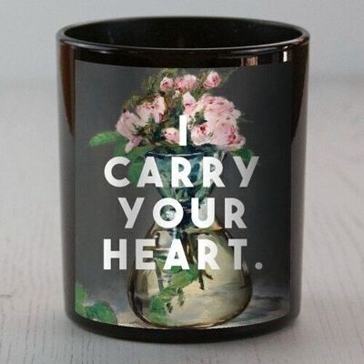 SCENTED CANDLES, I CARRY YOUR HEART BY THE 13 PRINTS Lime Basil & Mandarin