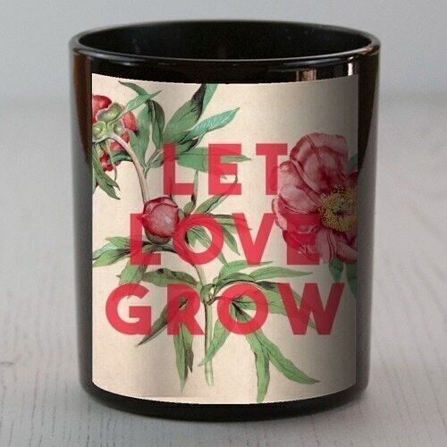 SCENTED CANDLES, LET LOVE GROW BY THE 13 PRINTS Wild Fig & Patchouli