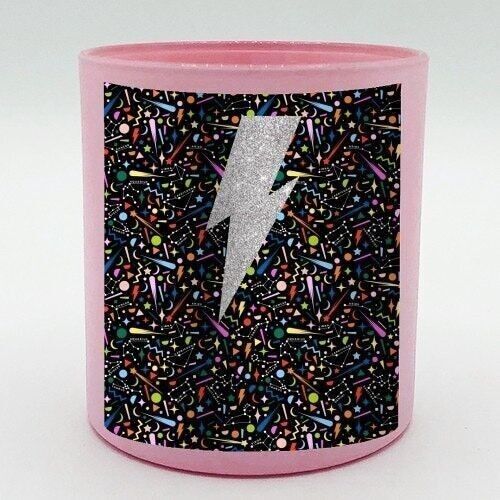 DUFTKERZEN, LIGHTNING BOLT BY PEARL & CLOVER Rose & Pfingstrose