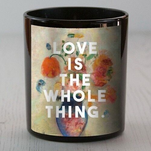 SCENTED CANDLES, LOVE IS THE WHOLE THING BY THE 13 PRINTS Wild Fig & Patchouli