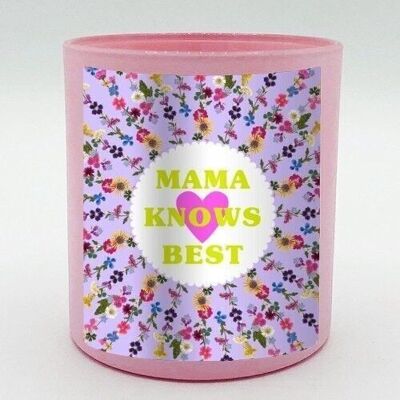 VELAS AROMÁTICAS, MAMA SABE BEST DE PEARL & CLOVER Rose & Peony