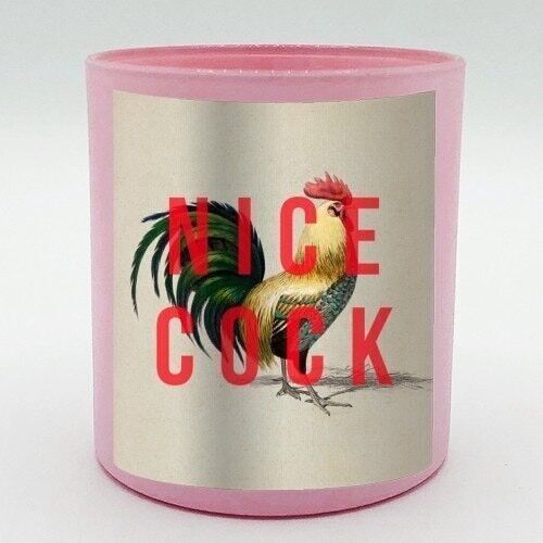 SCENTED CANDLES, NICE COCK BY THE 13 PRINTS Rose & Peony