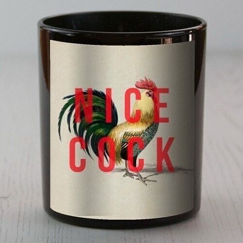 SCENTED CANDLES, NICE COCK BY THE 13 PRINTS Wild Fig & Patchouli