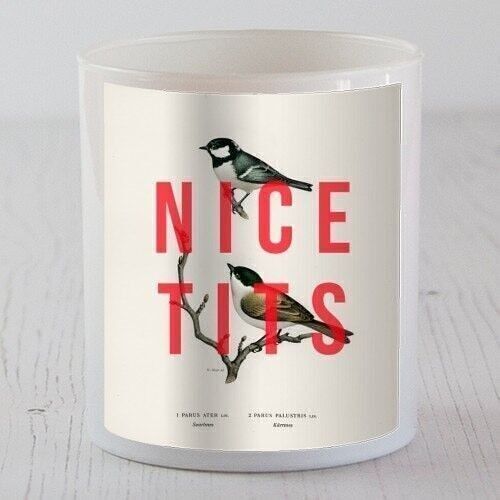 SCENTED CANDLES, NICE TITS BY THE 13 PRINTS Vanilla