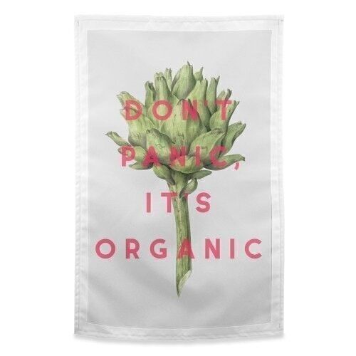 Tea towels, don't panic it's organic by the 13 prints