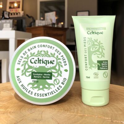 Celtic Foot Care Duo - Bath Salts and Foot Comfort Balm