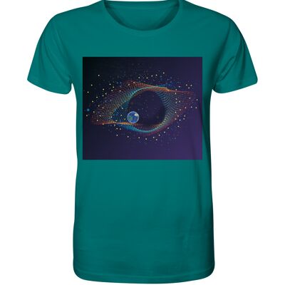 "space" T-shirt unisex - Organic Shirt - Ocean Depth - XL