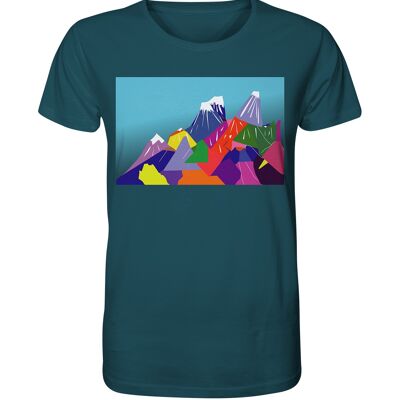 "spring mountain" T-Shirt unisex - Organic Shirt - Stargazer - M