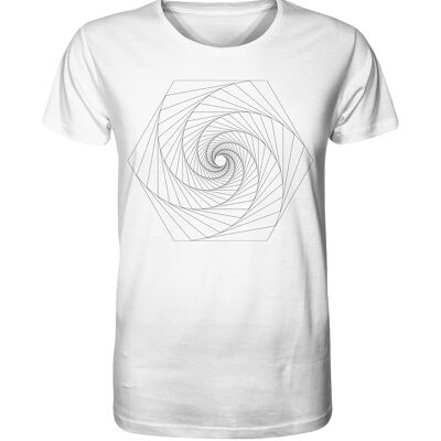 "Tunnelblick"  T-Shirt unisex - Organic Shirt - White - 3XL