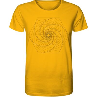 "Tunnelblick"  T-Shirt unisex - Organic Shirt - Spectra Yellow - XL