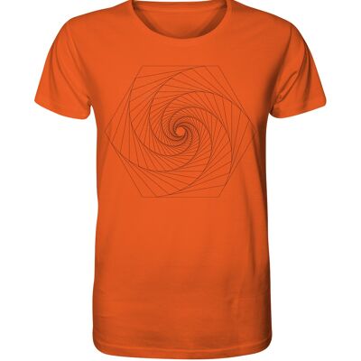 "Tunnelblick"  T-Shirt unisex - Organic Shirt - Bright Orange - XS