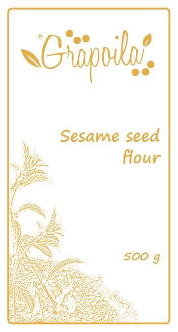 Farine de graines de sésame Grapoila 22,5x16x3,5 cm 2