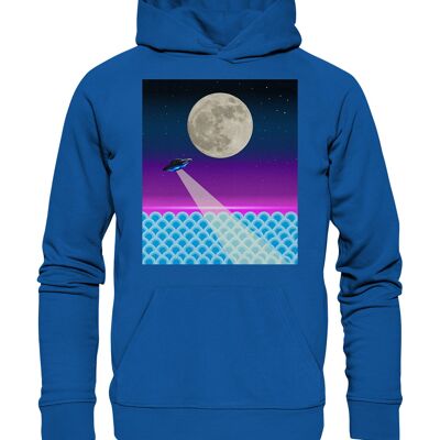 "ufo" Hoodie unisex - Organic Hoodie - Royal Blue - S