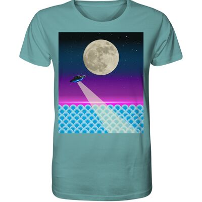 "ufo" T-Shirt unisex - Organic Shirt - Citadel Blue - XS