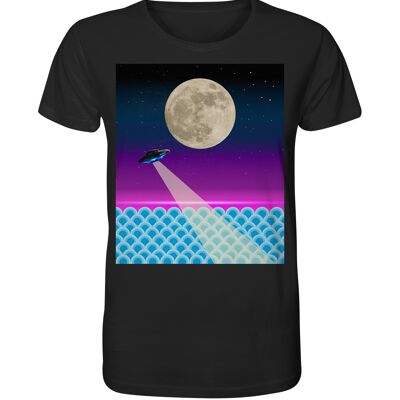 "ufo" T-Shirt unisex - Organic Shirt - Black - XL