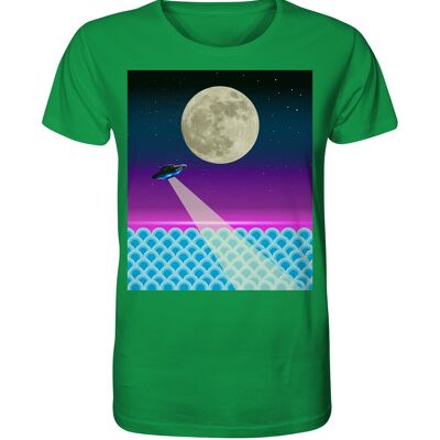 "ufo" T-Shirt unisex - Organic Shirt - Fresh Green - M