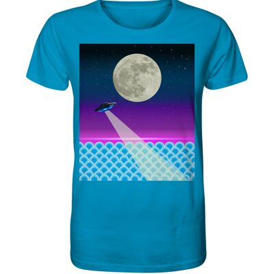 "ufo" T-Shirt unisex - Organic Shirt - Azur - XXL