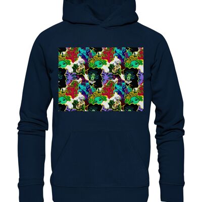 "mysterious" Hoodie unisex - Organic Hoodie - French Navy - S