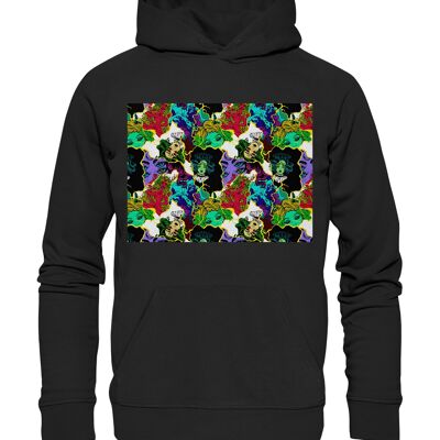 "mysterious" Hoodie unisex - Organic Hoodie - Black - S