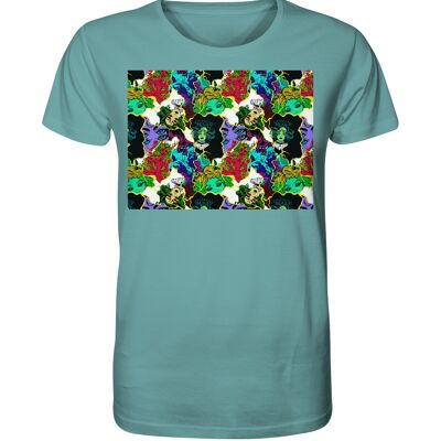 "mysterious" T-Shirt unisex - Organic Shirt - Citadel Blue - XS