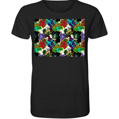 "mysterious" T-Shirt unisex - Organic Shirt - Black - XS