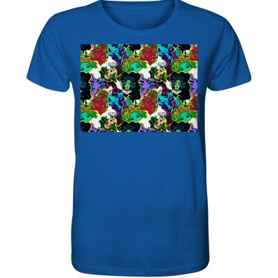 "mysterious" T-Shirt unisex - Organic Shirt - Royal Blue - S