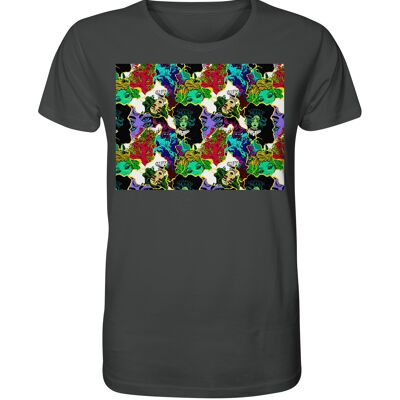 "mysterious" T-Shirt unisex - Organic Shirt - Anthracite - XS